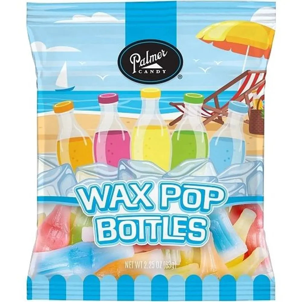 Palmer Candy - Wax Pop Bottles Peg Bag - 2.25 oz (63g) Blackcat
