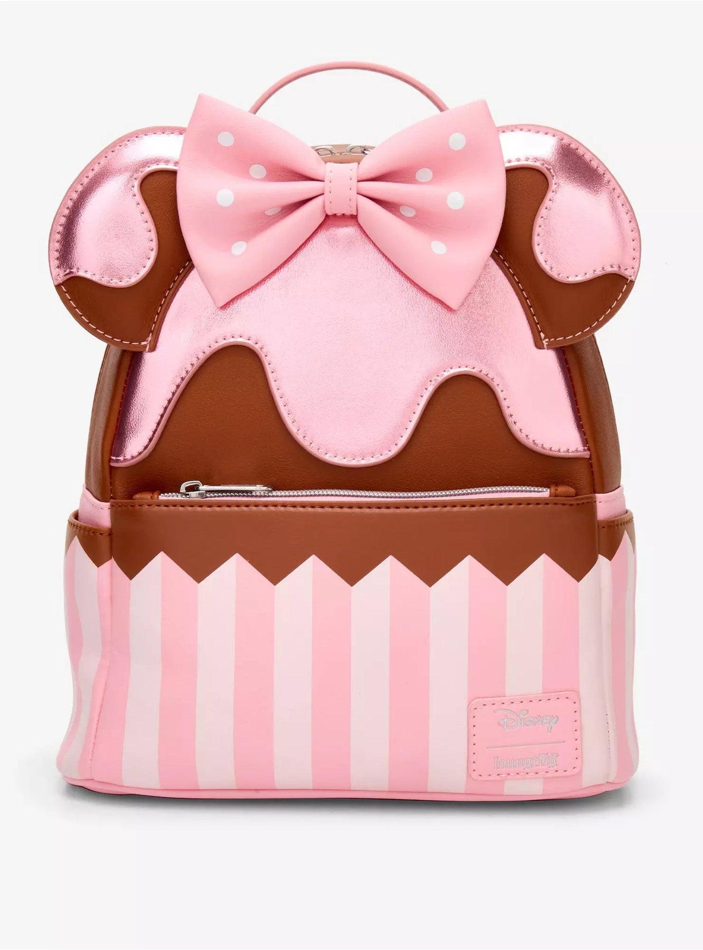 Loungefly Disney Minnie Mouse Strawberry Chocolate Cupcake Mini Backpack HT/BL