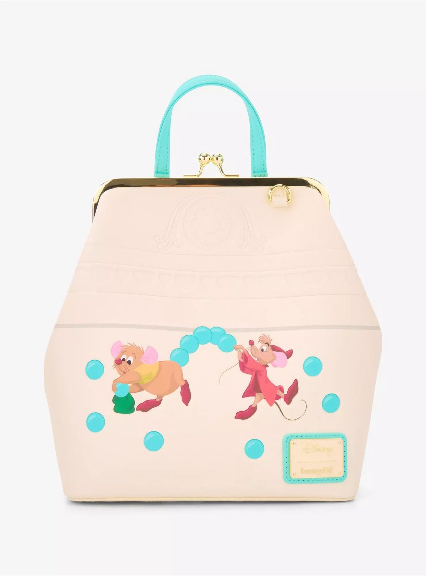 Loungefly Disney Cinderella Jaq & Gus Beads Mini Backpack HT/BL