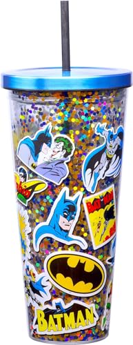 BATMAN 32OZ GLITTER Spoontiques