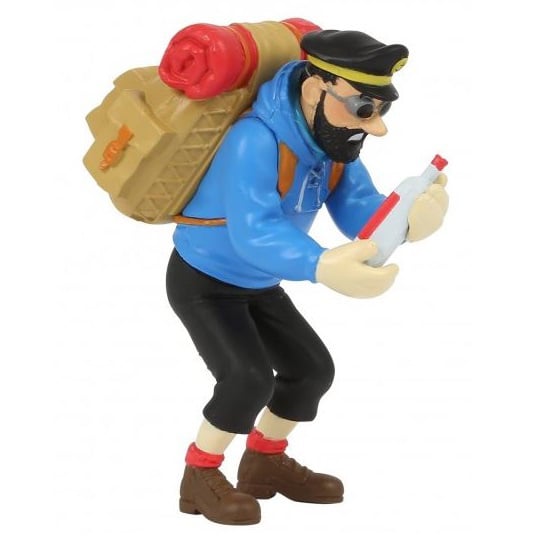 FIGURINE HADDOCK BOUTEILLE VIDE Confiserie et cie