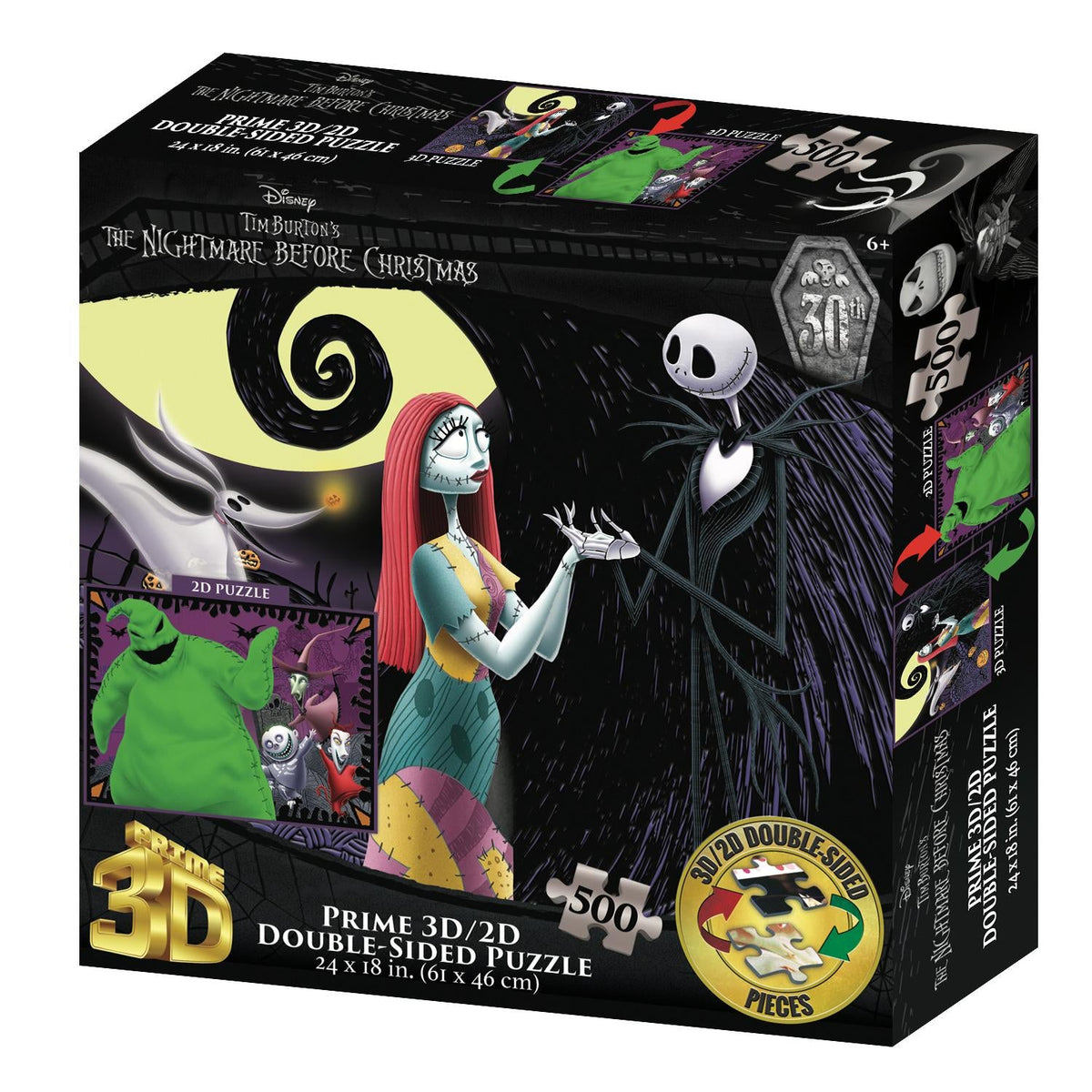 3D/2D Disney The Nightmare Before Christmas 500pc
24x18" 1di