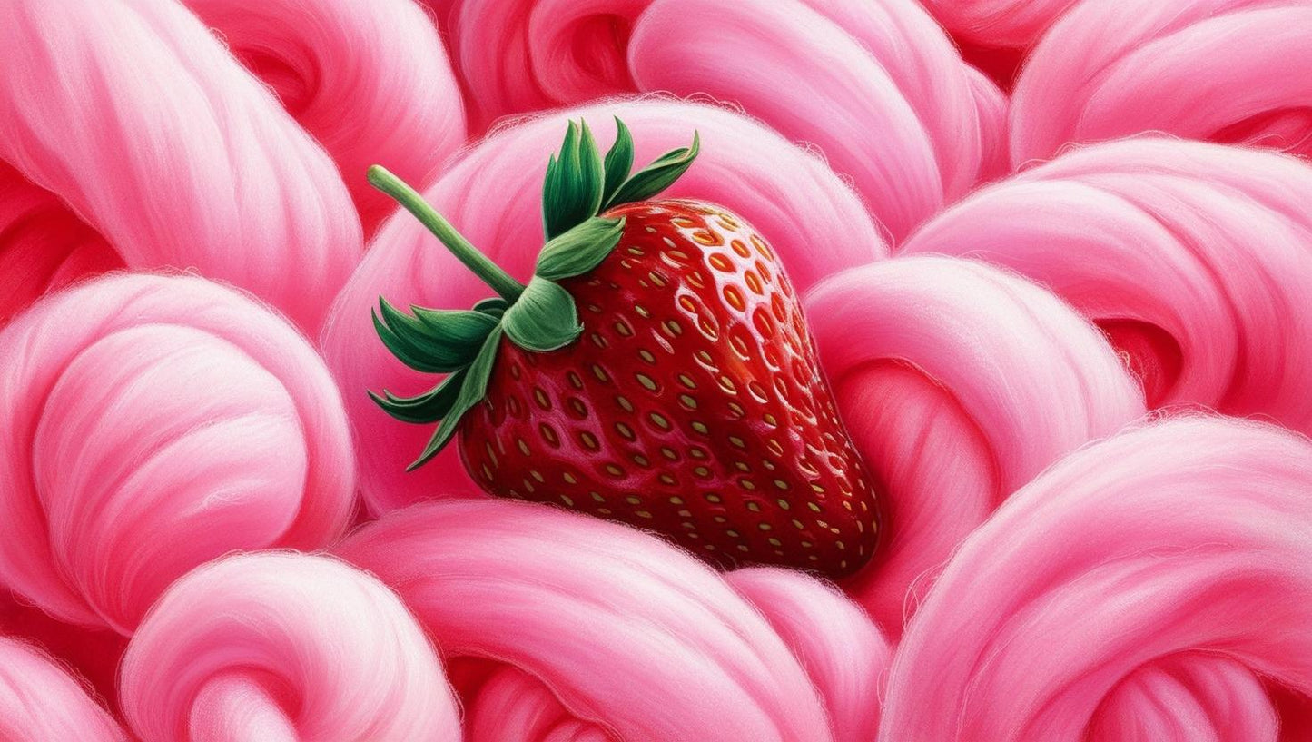 BARBE A PAPA FRAISE 60G