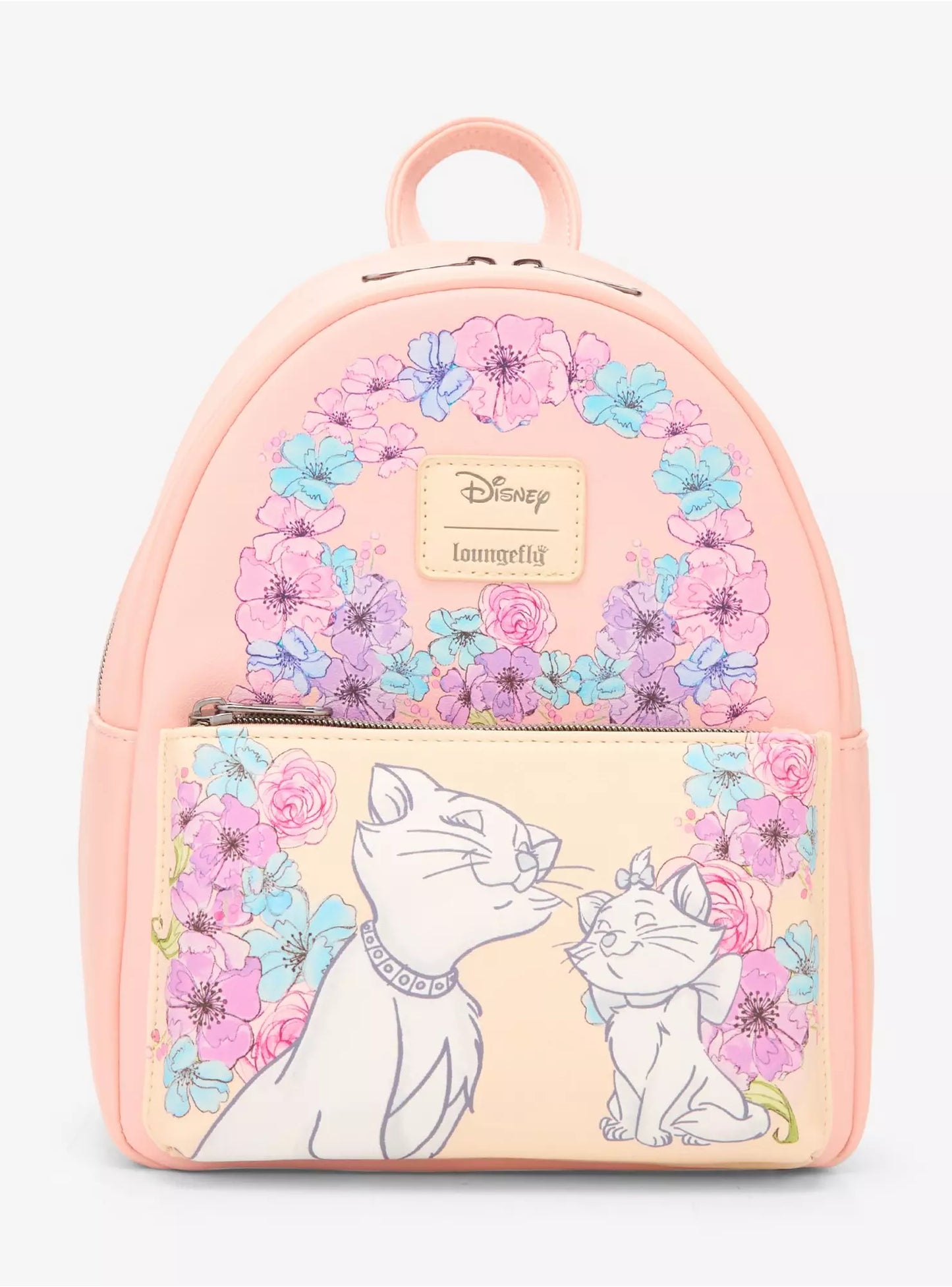 Mini sac à dos Loungefly Disney Les Aristochats – Duchesse & Marie à motif floral