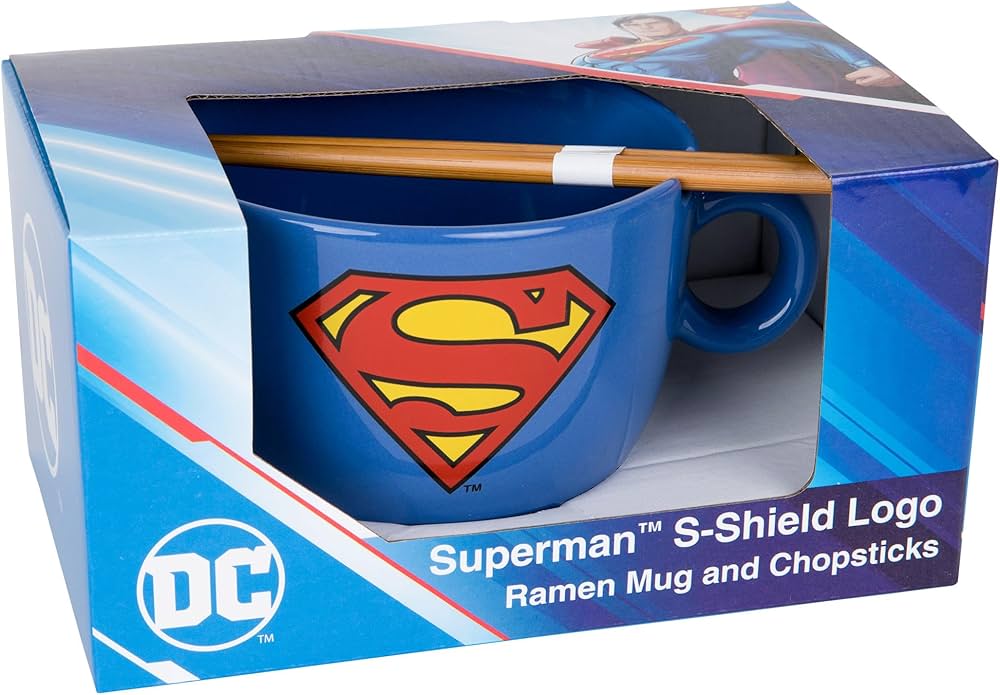 RAMEN MUG CHOPSTICK SUPERMAN Ma boutique