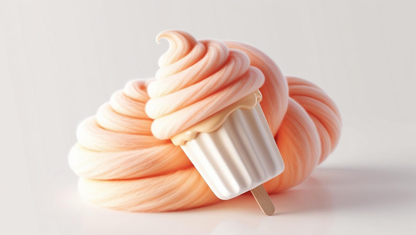 BARBE A PAPA GLACE À LA CRÈME 60G