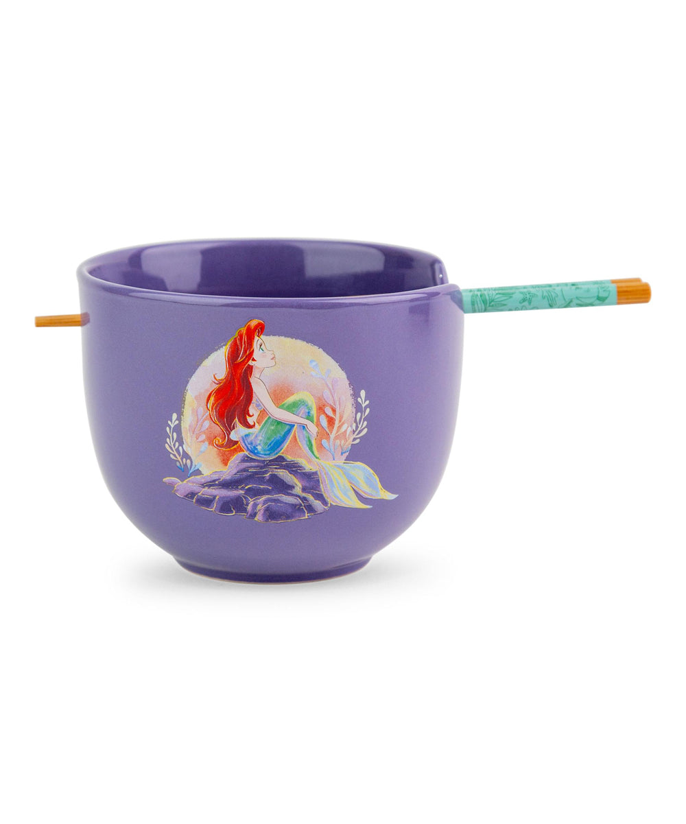 Bol à ramen Disney Princess Ariel Painted Moon en boîte de 20 oz Confiserie et cie