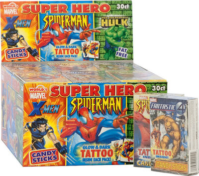 justice league candy stick