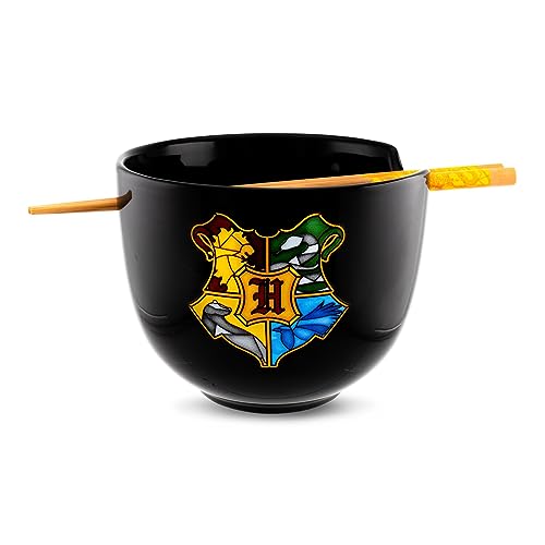 Bol à ramen en céramique Harry Potter Crest 20 oz en verre inoxydabl Confiserie et cie