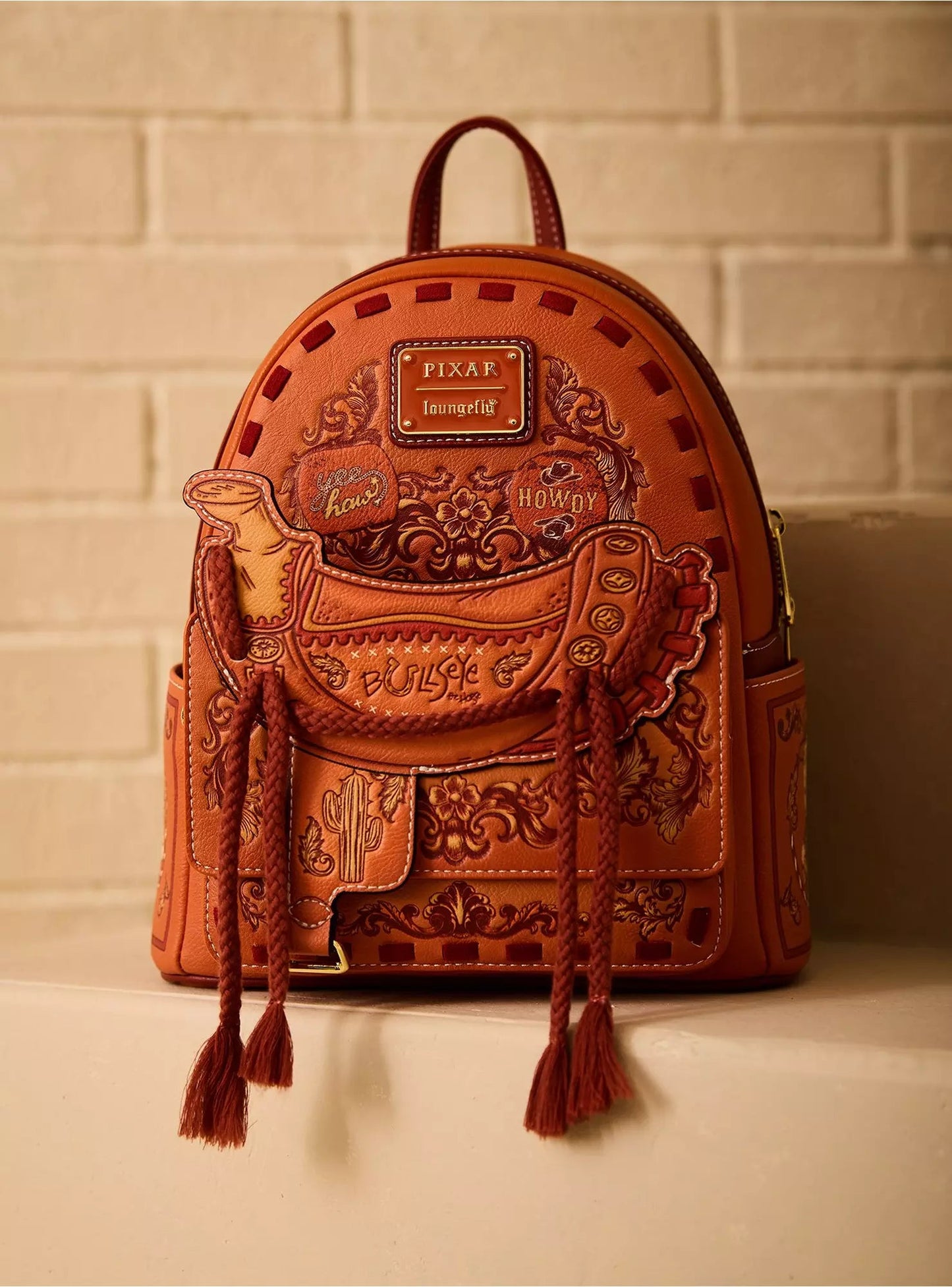 Loungefly Disney Pixar Toy Story Bullseye Saddle Mini Backpack HT/BL