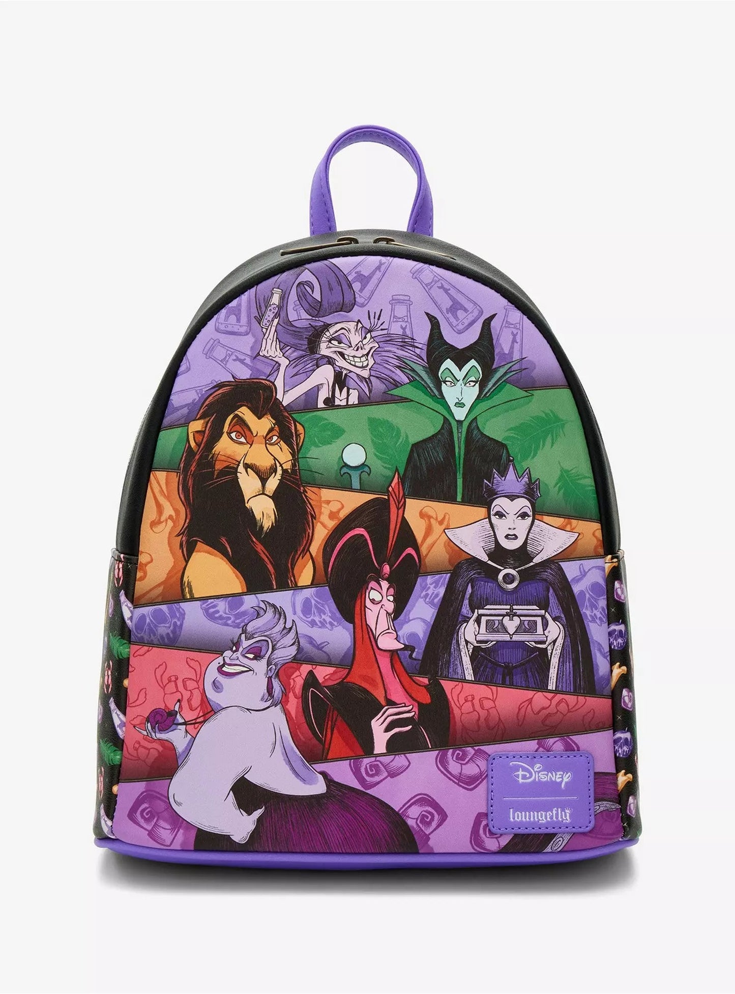 Loungefly Disney Villains Panels Mini Backpack HT/BL