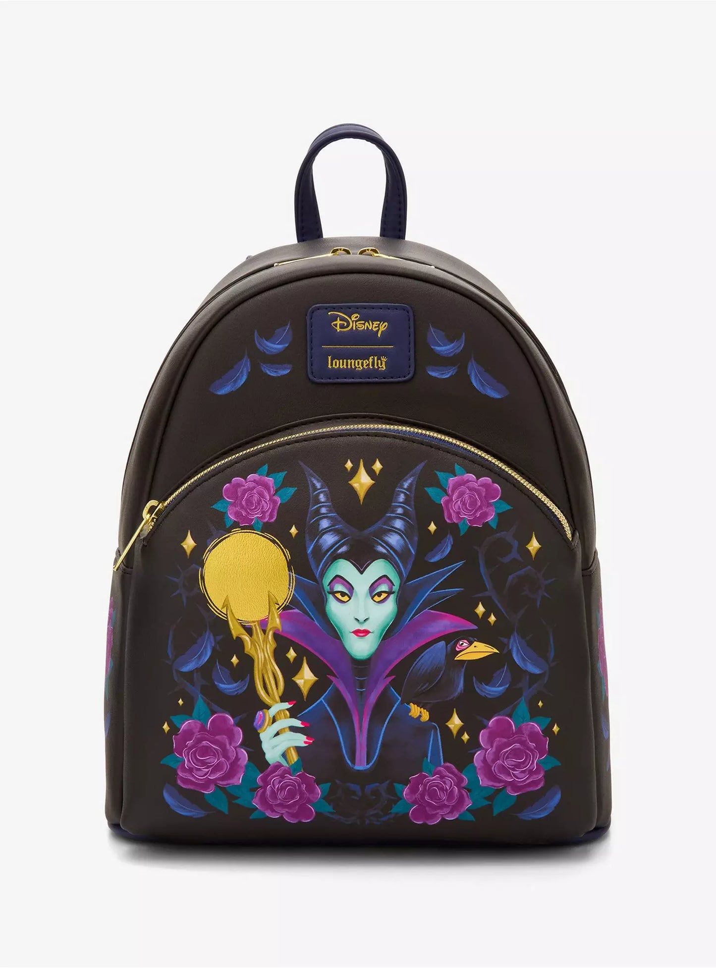 Mini sac à dos Loungefly Disney La Belle au bois dormant – Maléfique Floral