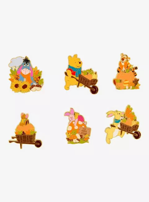 Loungefly Disney Winnie the Pooh Pumpkin Harvest Blind Box Enamel Pin HT/BL