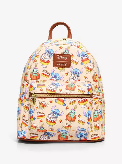 Loungefly Disney Stitch & Scrump Halloween Treats Mini Backpack HT/BL