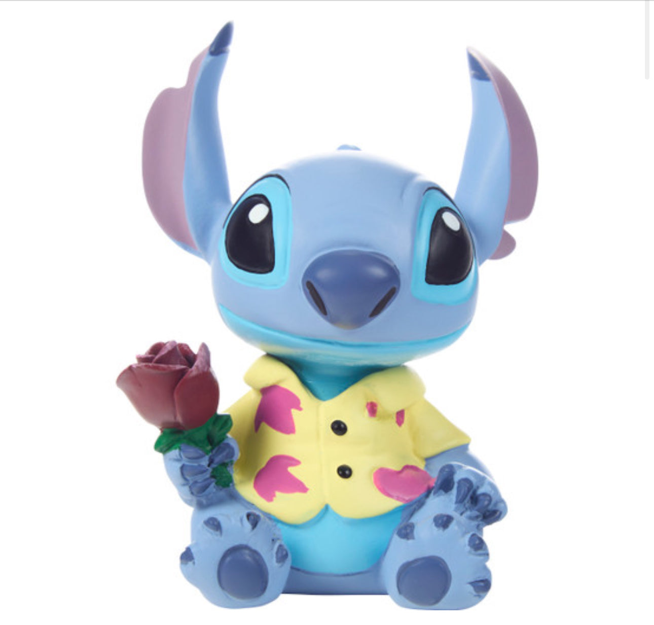 Disney Stitch with Rose Mini Figurine Cross border