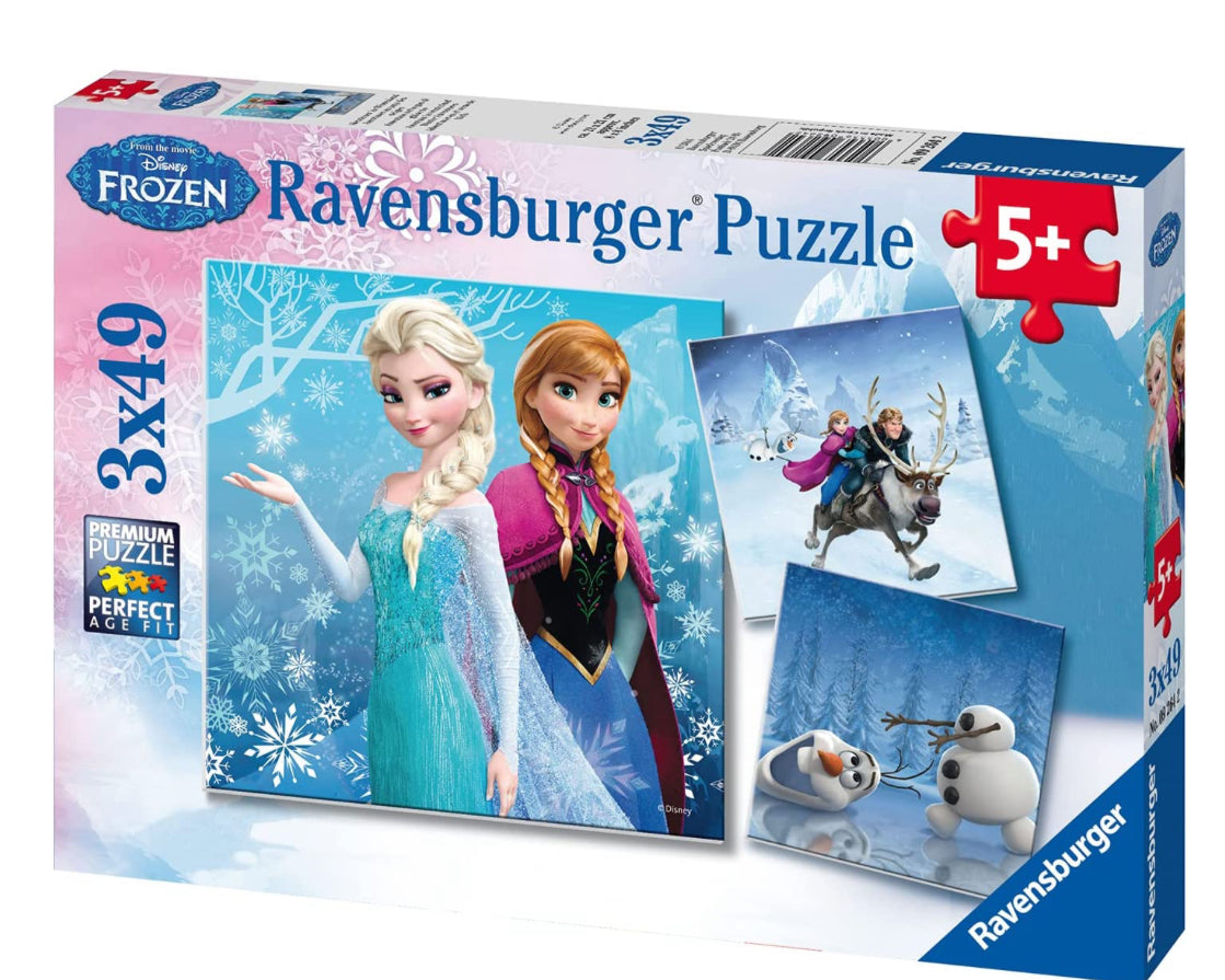 Frozen: Winter Adventures 3 x 49 pc Puzzle