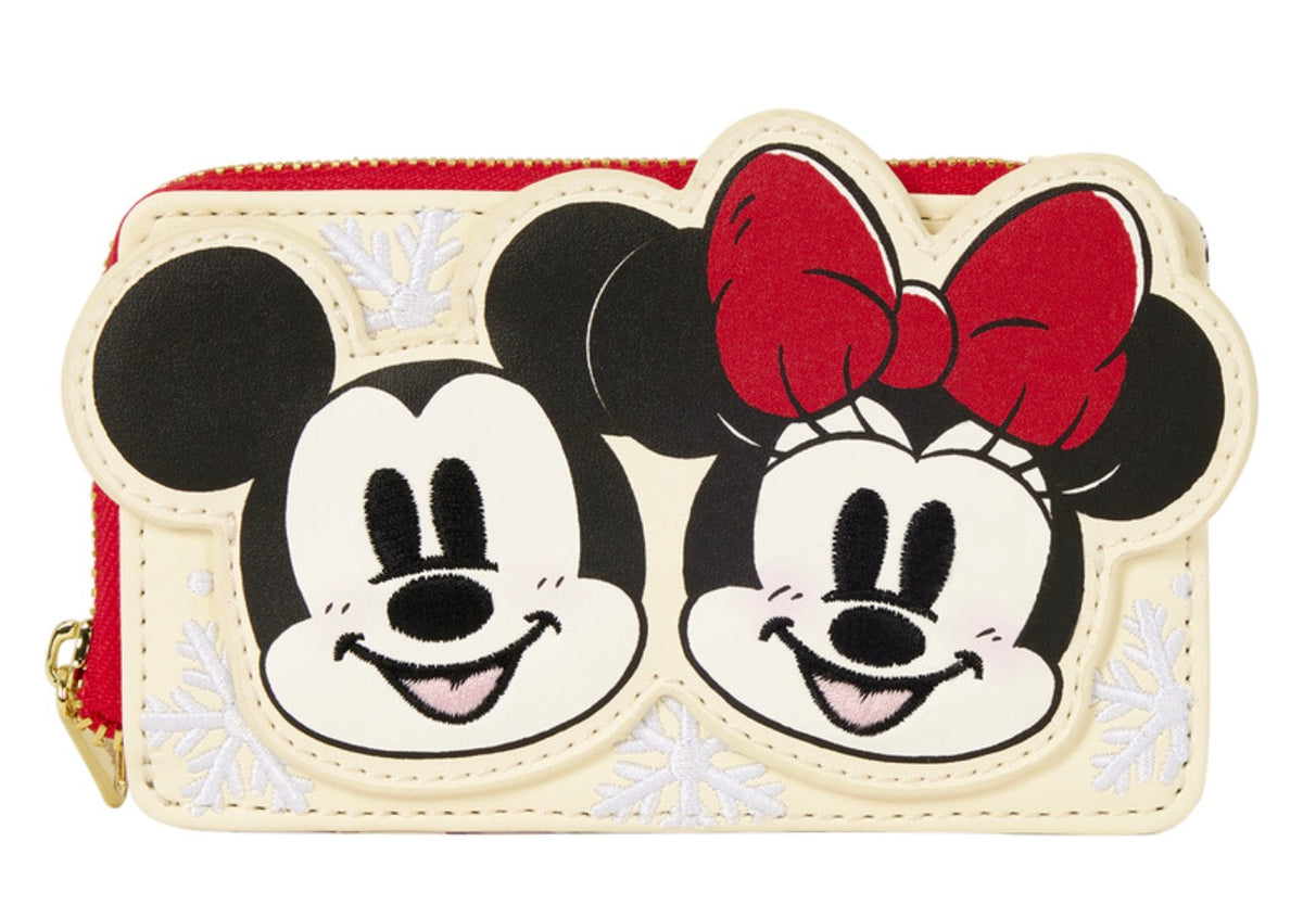 Loungefly Mickey & Friends Holiday Snow Card Holder HT/BL