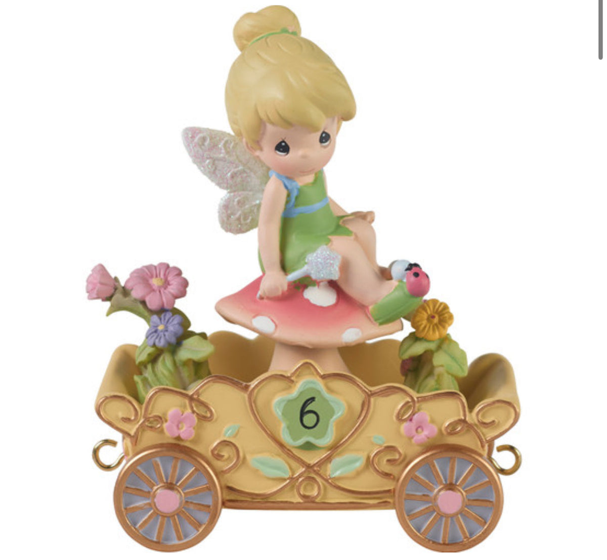 Disney Birthday Parade Tinker Bell
Number 6 Figurine Cross border