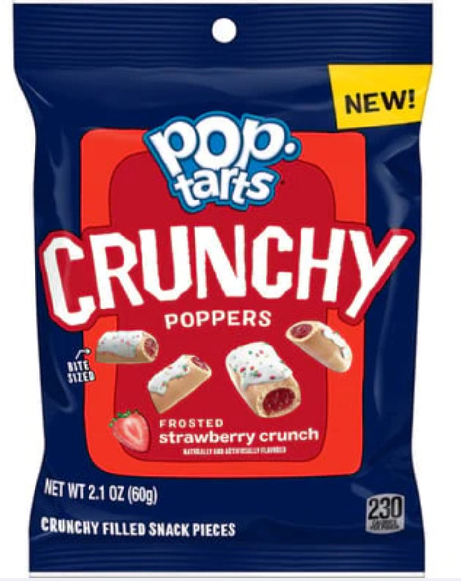 Pop Tarts Crunchy Poppers Frosted Strawberry Crunch 2.1oz