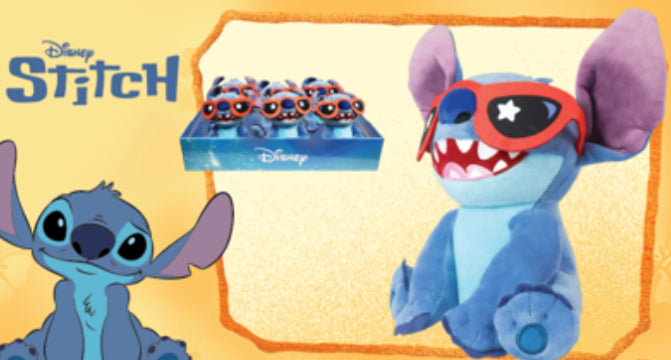 DISNEY - SMALL PLUSH STITCH GLASSES Import dragon