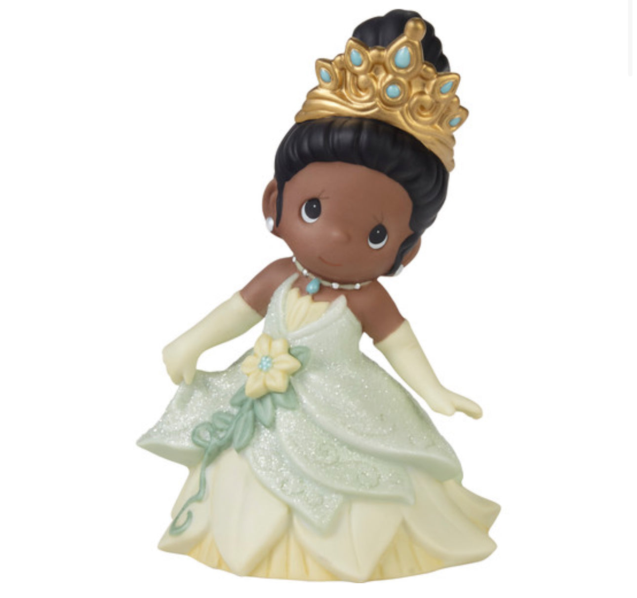 Disney Tiana In Fancy Gown And Tiara Figurine Cross border