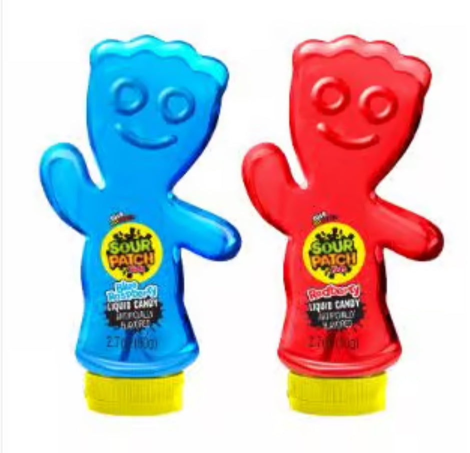 SOUR PATCH KIDS LIQUID CANDY ASST-RED/BLUE - 2.7OZ (77G)