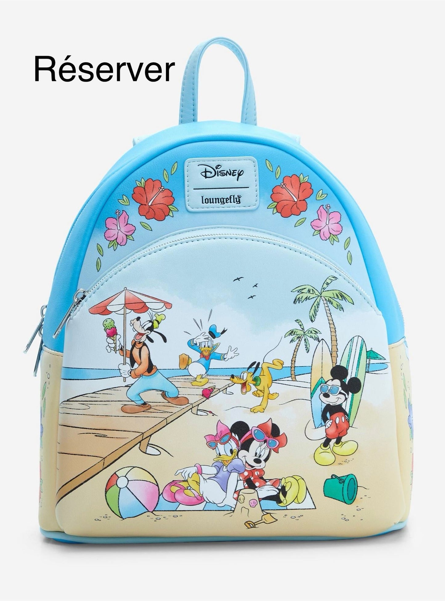 Loungefly Disney Mickey Mouse And Friends Beach Day Mini Backpack HT/BL