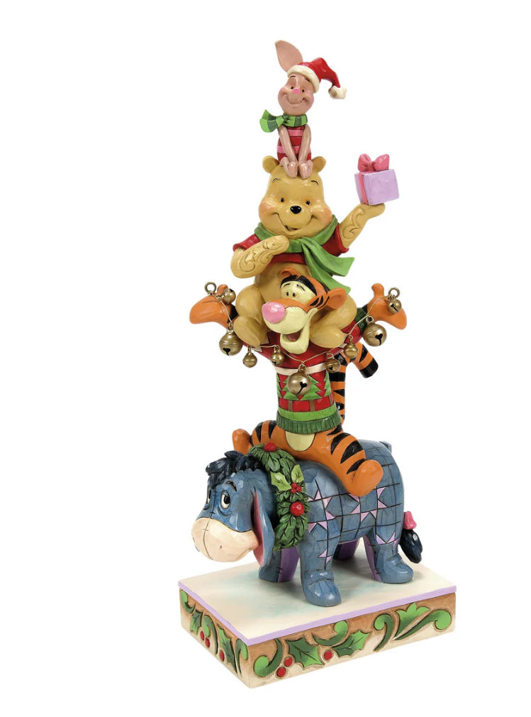 Pooh and Friends Stacked Christmas Figure