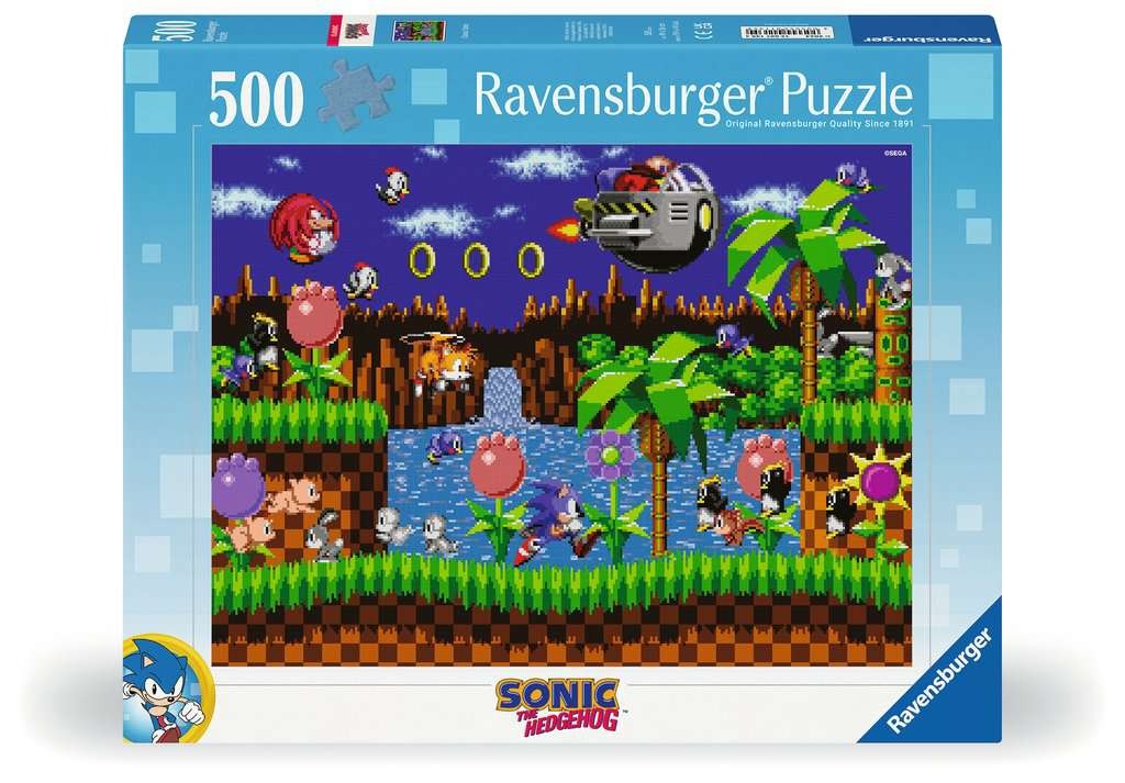 Sonic the Hedgehog 500 pc Puzzle Ravensburger