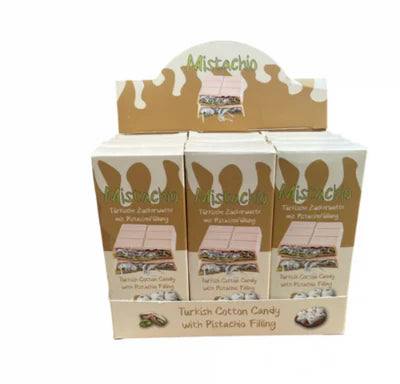 Mistachio Angel Hair - Dubai White Chocolate Tab Pistachio/Milk and Cotton Candy