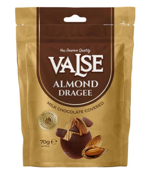 valse almond dragee milk chocolate covered 70g Exosweet