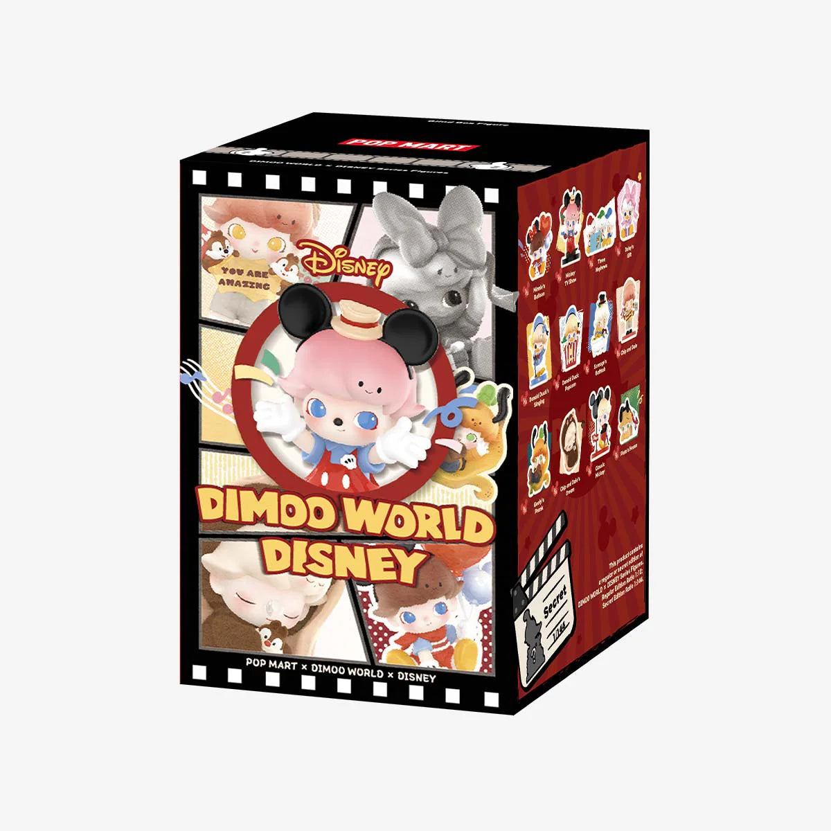 DIMOO WORLD × DISNEY SERIES-VINYL PLUSH KEYCHAIN BLIND BOX Popmart