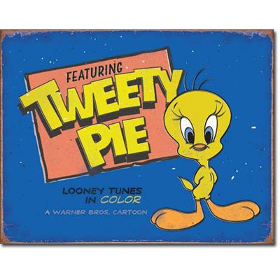 AFFICHE MÉTAL TWEETY Distribution julia