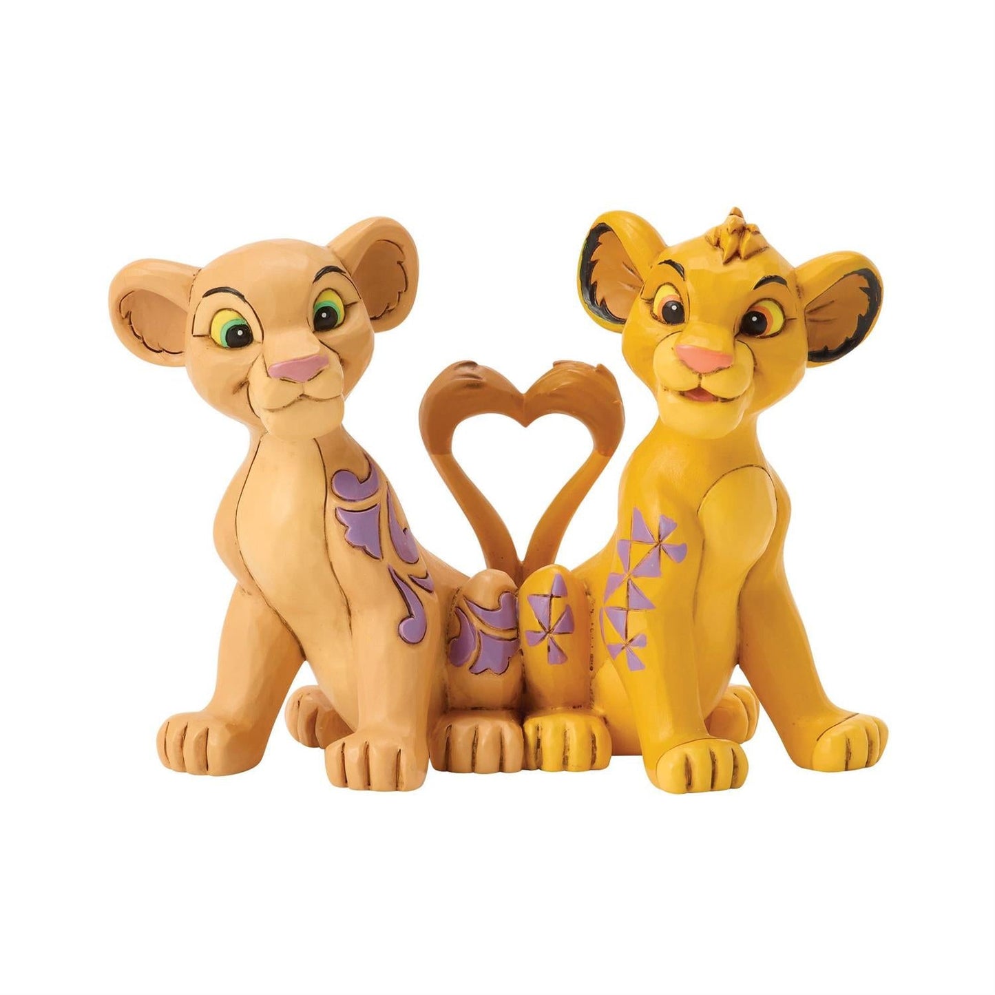 Simba & Nala Heart Tails Enesco