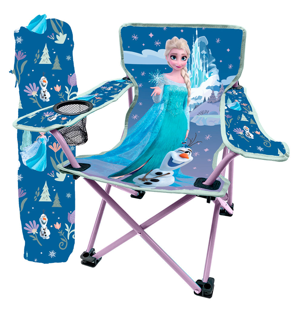 Kids Camp Chair with Mesh Cup Holder (Frozen) Danawares