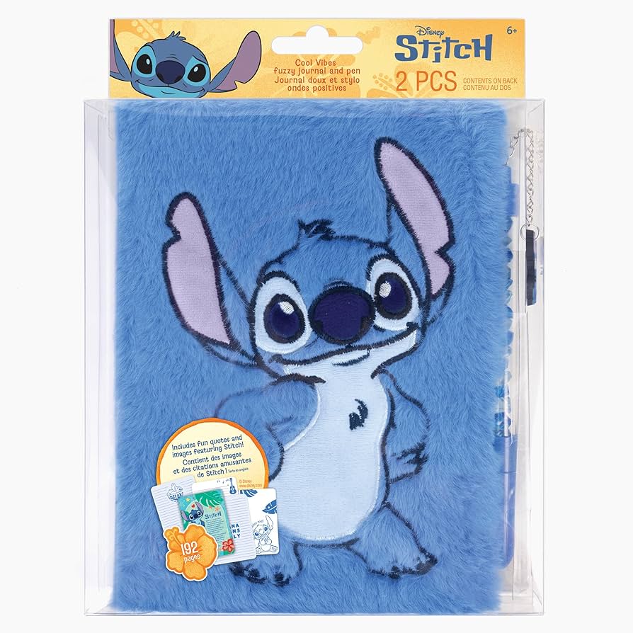 Stitch Fuzzy Journal and Pen Set Danawares