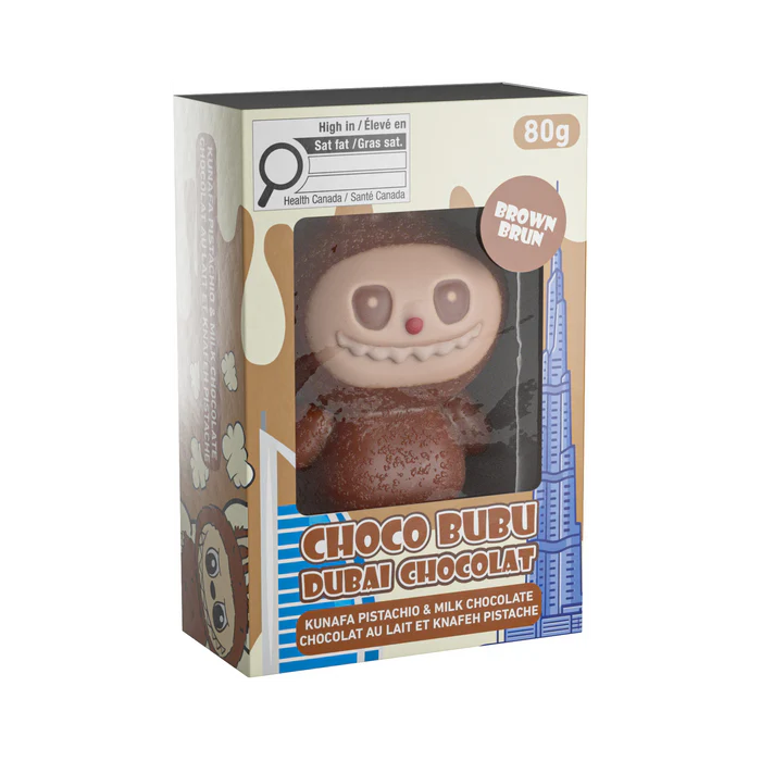 Choco Bubu Dubai Chocolat - Brown - 80g Jjcandy