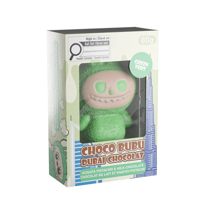 Choco Bubu Dubai Chocolat - Green - 80g Jjcandy