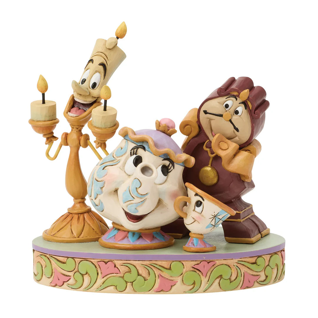 Lumiere Mrs Potts Cogsworth Enesco