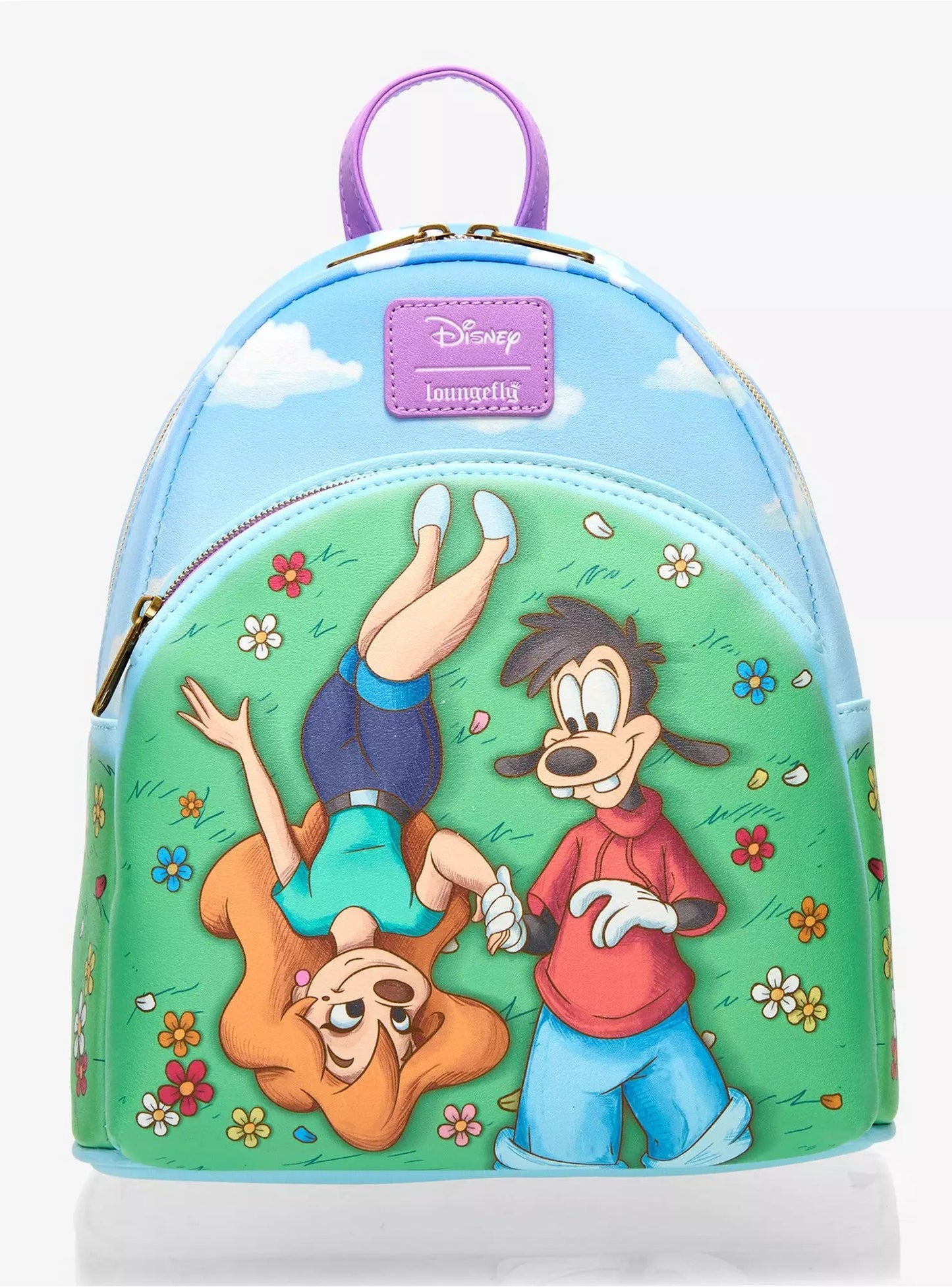 Loungefly Disney A Goofy Movie Max & Roxanne Flower Field Mini Back HT/BL