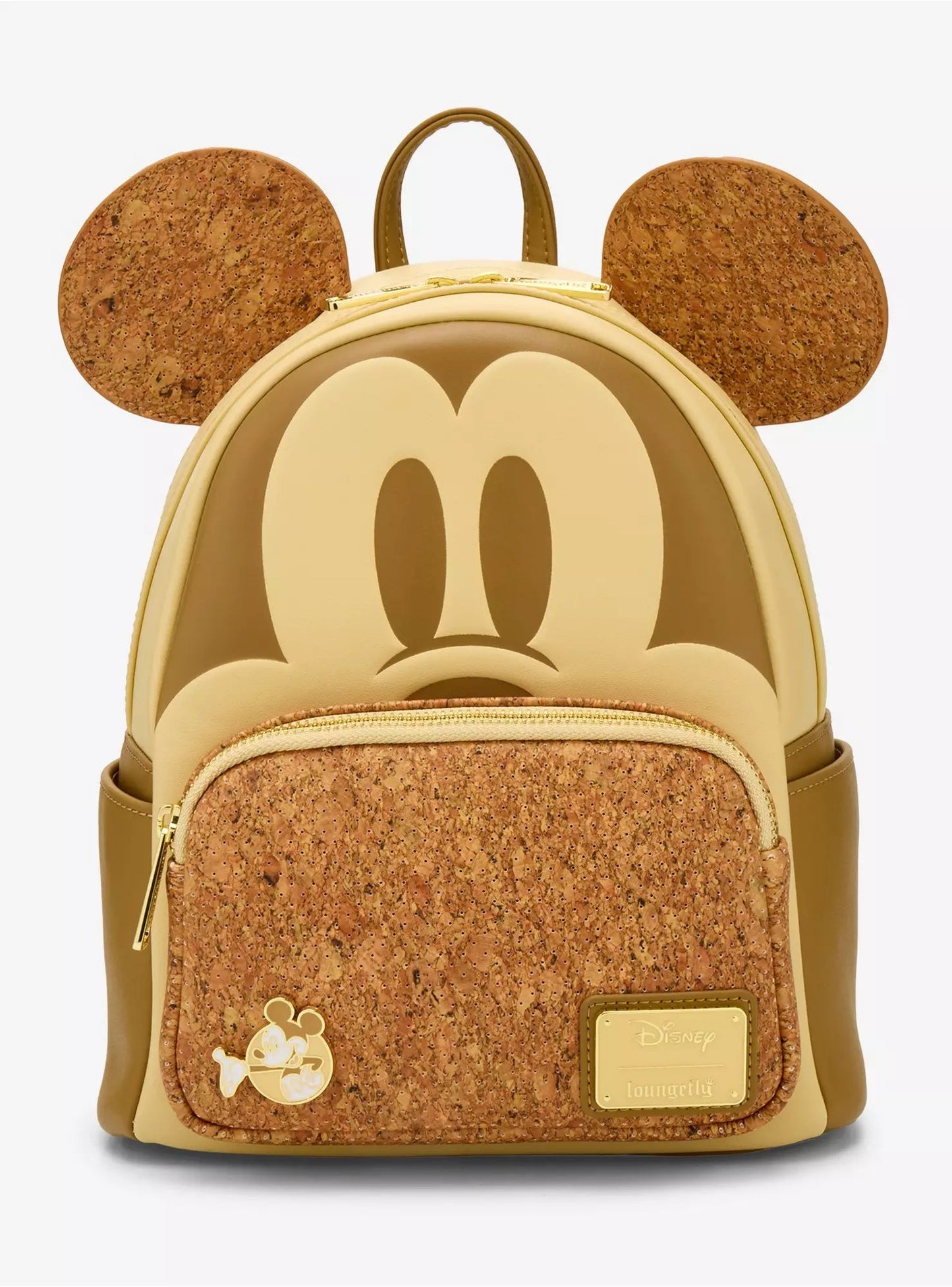 Loungefly Disney Mickey Mouse Corkboard Pin Display Ears Mini Backpack with Pin HT/BL