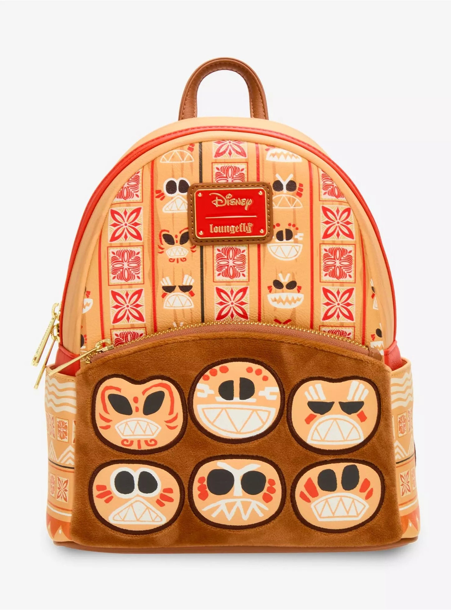 Loungefly Disney Moana Kakamora Allover Print Mini Backpack HT/BL