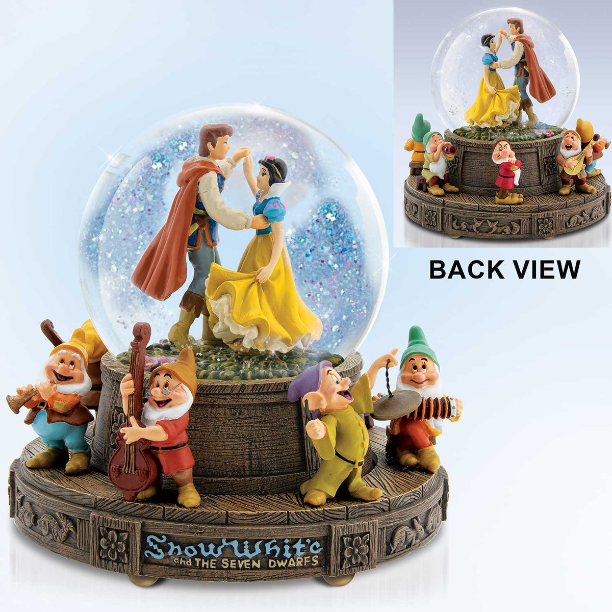 16 SNOW WHITE GLITTER GLOBE Bradford