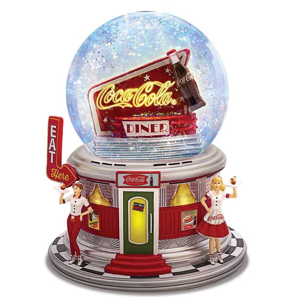 21 COCA-COLA GLITTER GLOBE