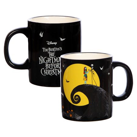 Disney The Nightmare Before Christmas 12 oz. Ceramic Mug Silver Buffalo