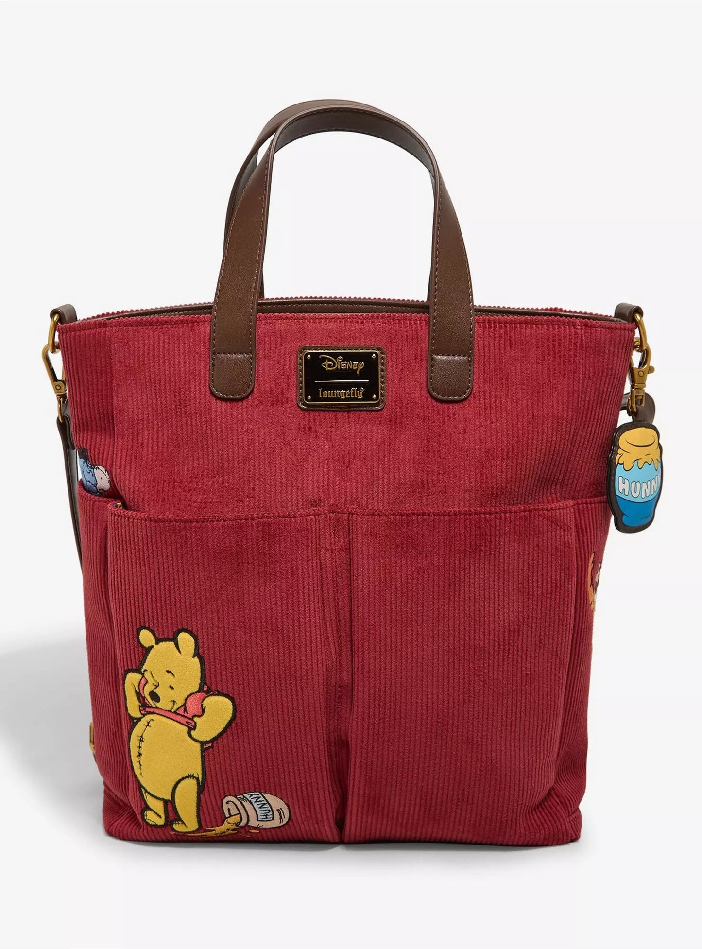 Loungefly Disney Winnie the Pooh Corduroy Tote Bag HT/BL