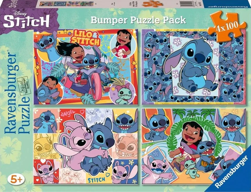 Stitch 4x100 pc Puzzle Ravensburger