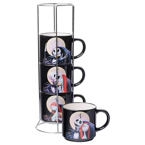 Nightmare Before Christmas Scène Jack Sally 4 pièces 25oz Céramique Ma boutique