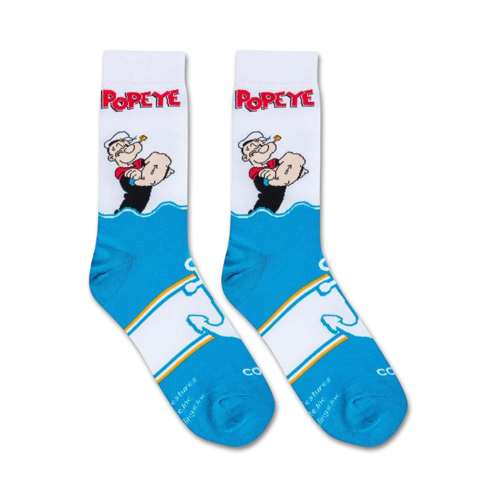 Cool Socks - Mens Crew - Popeye the Sailor Man Ma boutique