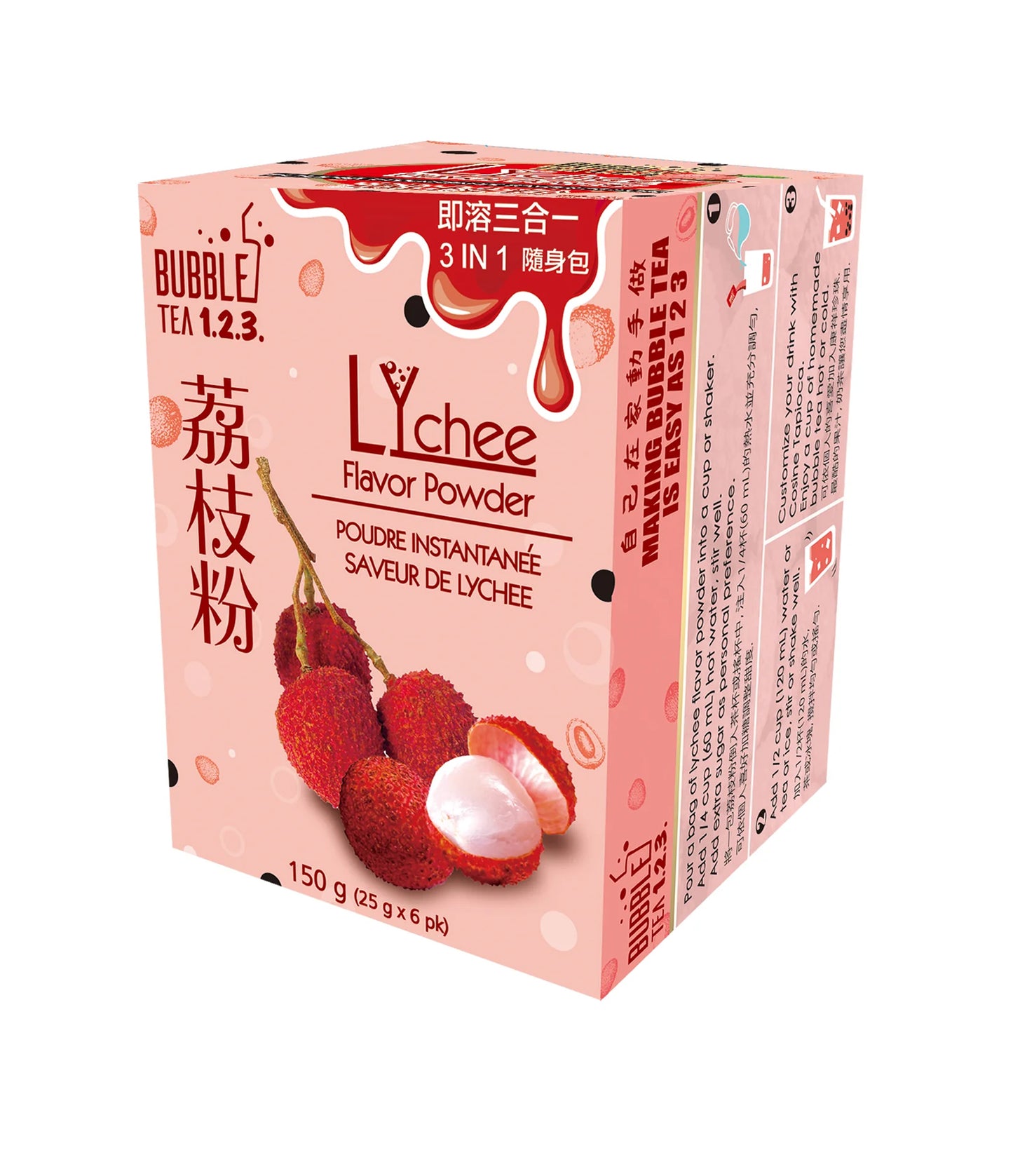 lyche bubble tea